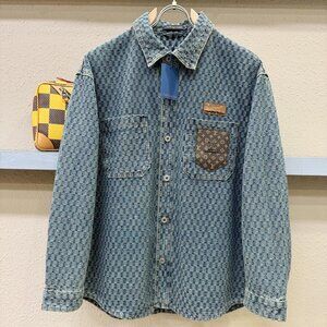 Louis Vuitton Monogram Denim Button - Down Shirt